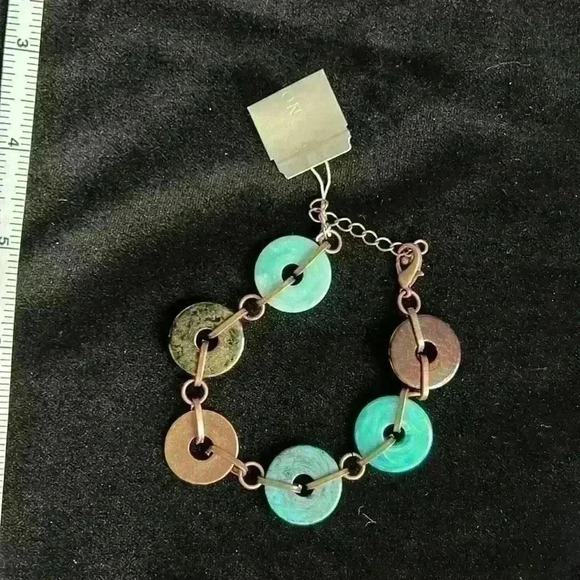 Nordstrom green & brown bracelet  NWT - Picture 1 of 2